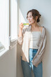 © buritora - Women who drink detox water, lemon water, and mint water.