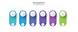 © Rahadian - Business infographic design with 6 parts or steps, containing icons, text, numbers, vector design EPS10