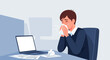 © Dea - Unwell Office Worker Suffering From The Common Cold, Sneezing And Feeling Miserable Work