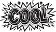 © nazmulgraphix - Cool black and white comic burst typography flat vector illustration