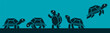© Riki - Illustration of a turtle evolving from crawling to flying, symbolizing progress and transformation.