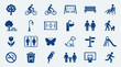 © SABSTOCK - Collection of park, outdoor recreation, and public space vector icons