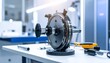 © valdy - Industrial inspection gauge measuring precision equipment.