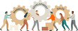© Affari - Marketing Development Sales Business People Teamwork Collaboration Illustration