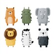 © Chandlerlikes - Cute hand-drawn animal characters in playful cartoon style, children illustration concept, isolated elements