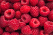 © Alex - Raspberries background close up top view