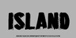© Necis Illustration - Grunge Horror Font. Hand Made Brush Typeface. Vector Stock Illustration. Brush stroke Alphabet. Typography for scary headlines and horror movie scenarios.