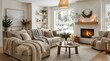 © Noor Atelier - Horizontal Cozy Modern Living Room Interior