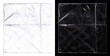 © SergeyBitos - Crumpled transparent plastic wrap for overlay with with sharp creases, intense glossy reflections. Polyethylene packaging for album cover, cd, vinyl. Crumpled cellophane textures for overlay. PNG