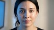 © Adil - Split face portrait of a woman showing skin comparison between dull tired complexion and glowing healthy skin