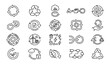 © Suborno - Editable Circular Economy and Sustainability Outline Icons Vector Set