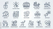 © Waqas - Nonprofit organization outreach icons for charity fundraising