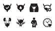 © arinda_BJ - Set of bladder and urinary system medical icons.