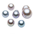 © png stock  - Assorted pearl and metallic bead collection isolated on transparent background