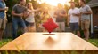 © Pixim Stock - Friends enjoying outdoor cornhole game in backyard at sunset with sun flare and dust particles, active recreation and social gathering fun summer evening celebration.