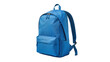 © Lena - Blue backpack with front pocket and zippers