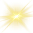 © Slava - Lens flare effect Intense fiery warm, in video production.