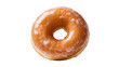 © Anna - Glazed ring donut with white icing swirls