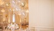 © Mayu2 - 豪華結婚式 会場装飾 透明バルーンと花