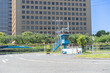 © michitadakazu - 閉校した自動車学校の練習コースの監視塔