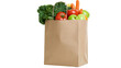 © Isabel - Brown paper grocery bag filled with fresh fruits and vegetables