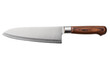 © Maelle - Chef s knife with brushed steel blade and wooden handle