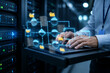 © JP.Studio - AI generated cloud computing workflow modern data center secure server infrastructure enterprise automation scalable networking reliable storage digital technology