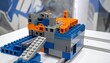 © NurAfiqah - Intricate construction of modular building blocks in vibrant colors, showcasing creativity and assembly.