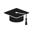 © Sharmin - Academic graduation cap mortarboard icon with graduation mortarboard education