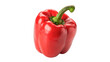 © Olga - Fresh ripe red bell pepper sweet paprika vegetable ingredient isolated on transparent background