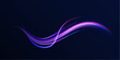 © Vitalii - Colorful velocity streaks illuminate a modern cyber road with glowing laser texture. Smooth perspective inspires speed. Great for sports graphics.