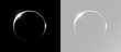 © Alehandro - Glowing ring overlay transparent light circle halo lens flare round light eclipse glow effect