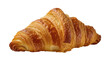 © Saoirse - Isolated delectable golden flaky French butter croissant fresh baked pastry breakfast treat snack