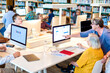 © Rawpixel.com - Senior adults learning computer skills