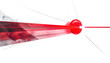 © Cina - A red light spot, an icon design with a white background.