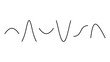 © Chumki - Minimalist abstract line art featuring mountain peaks and curves in a clean vector style