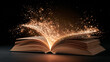 © Helka - open book with glowing lights