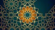 © Akshal Fadilla - Intricate Design on Dark Teal Background