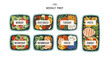 © Syaiin - Weekly meal prep containers with healthy food portions labeled for each day of the week.