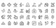 © Steven - Exploration Line Icon Set. Hiking, Camping, Travel, Adventure and Pictograms Vector Illustration on Transparent Background.