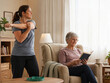 © 인석 최 - Caregiver Stretch Beside Elder