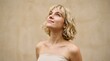 © Chayanan - Sophisticated Dutch woman in her 40s with striking silver hair and blue Elegant