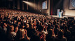 © Kalpona - Large audience clapping hands for speaker at tech conference