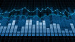 © JOJO.FN&CO.COM - Blue line chart stock exchange market showing financial investment growth, business economy, digital cyberspace, global revenue strategy, and virtual performance analysis concept