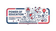 © Joyo - Power of Education, Distance Learning, and Growth - Vector Illustration