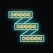 © anatolir - Decentralized blockchain data glowing in a digital network connection