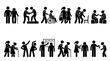 © ZenVector - business people silhouettes