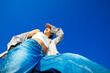 © Michela Ravasio/Stocksy - Low Angle Portrait Shot