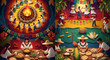 © Cephusni - Vibrant Cultural Celebration Featuring Circular Dance and Open Flame