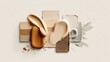 © X - Cosmetics product with textures and swatches
